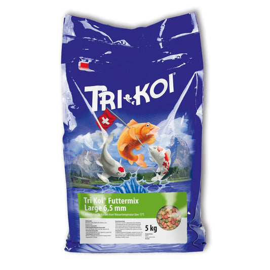 Kopie von Tri Koi® Futtermix 5 kg / 6,5mm über 15 crad