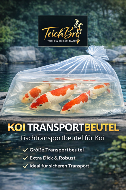 Koi Transportbeutel Fischtransportbeutel groß 130x50 cm